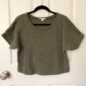 cotton on olive green top